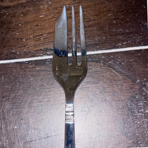 Ashberry Stainless Steel | Pastry Cake Fork | 5.5 Inch | Notched Tine - Picture 4 of 8